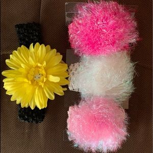 Set of 4 infant/toddler headbands